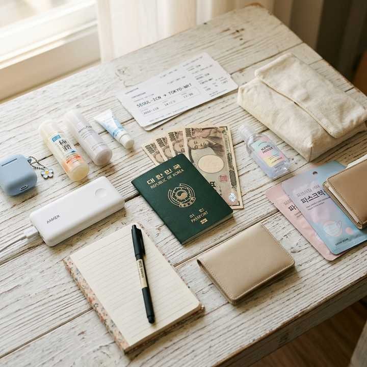 일본 여행 준비물 필수 체크리스트: 실패 없는 짐싸기 가이드