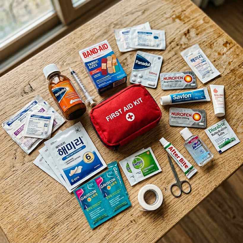 제주도 가족여행 상비약 및 구급용품